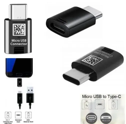Adaptador Samsung ORIGINAL Micro usb para Tipo C 100% novo (Aceito cartão)