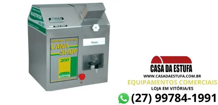 Moendas de Cana Industrial Shop Maqtron | Cana Shop Elétrica 200 Inox - 220V