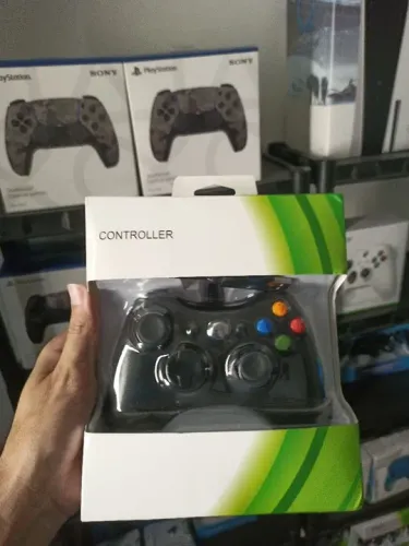 Controle Xbox 360 PC TV com fio