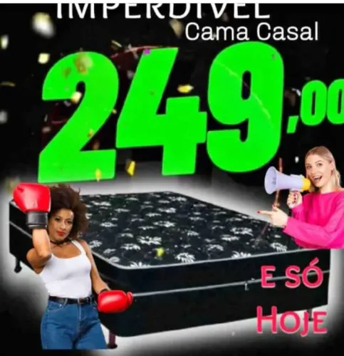 Cama Box Casal Imperdivel - R$249,00