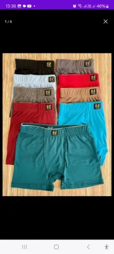 Shorts Boxer Masculinos - Diversas Cores - Tamanho P ao GG