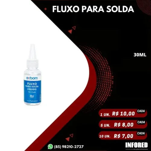 Fluxo para solda 30ml