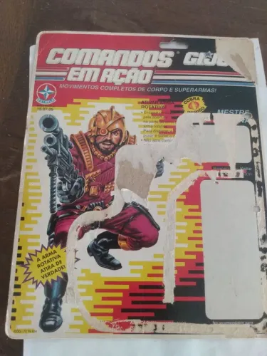 Cartela Boneco Comandos em Ação 