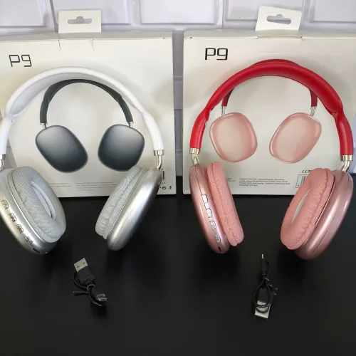 Fone de Ouvido Bluetooth P9 com Microfone