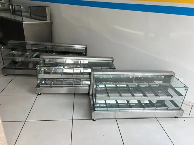 Estufa pra salgados em aço inox sob medida
