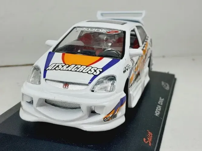 Miniatura Honda Civic Saico 1/32 Branco