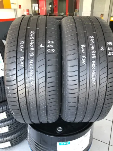 Kit 02 Pneus 245/40r19 Michelin Primacy 3 Zp 98y Rft(usados)