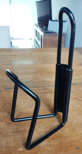 Suporte para Garrafa Caramanhola em Alumínio Preto