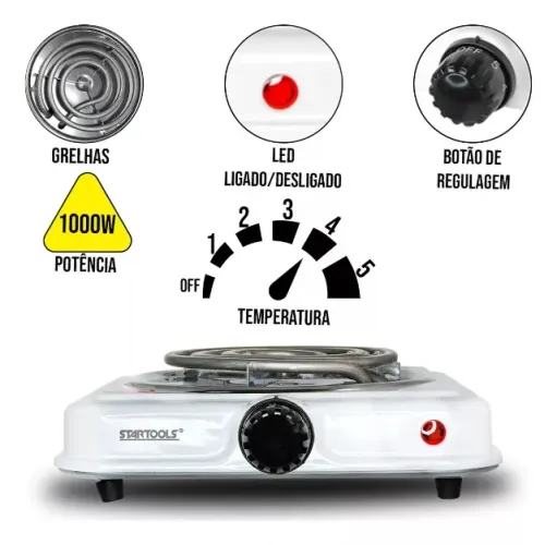Fogão Cooktop Elétrica 127v
