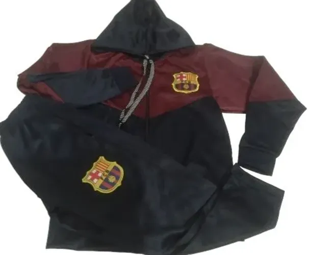 Conjunto Agasalho infantil Real Madrid Barcelona infantojuvenil