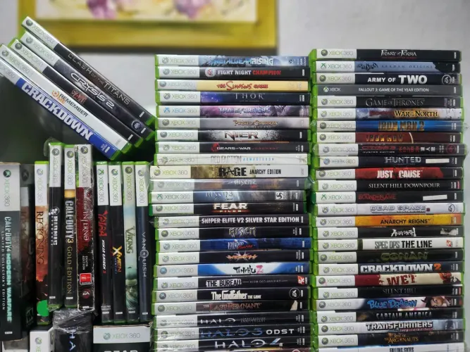 Jogos e Steelbooks de Xbox 360