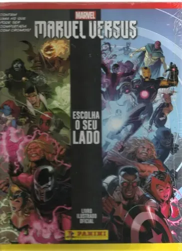 album figurinhas marvel versus capa dura
