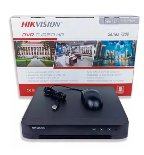 dvr gravador 8 canal hikvision garantia de 1 ano.