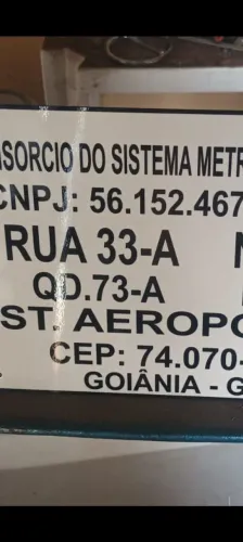 Placa endereço 