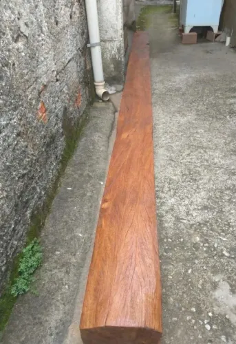 Viga quadrada de 20 cm x 20 cambará 3.5 m