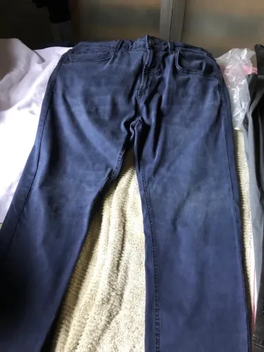 Calça Sarja Zara Azul Marinho