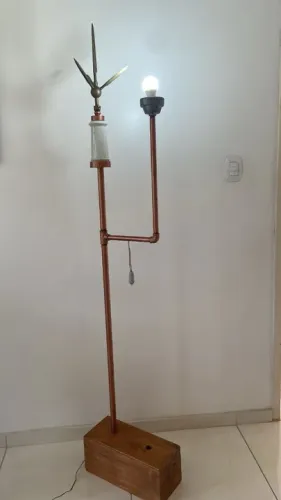 Luminária De Chão Bronze