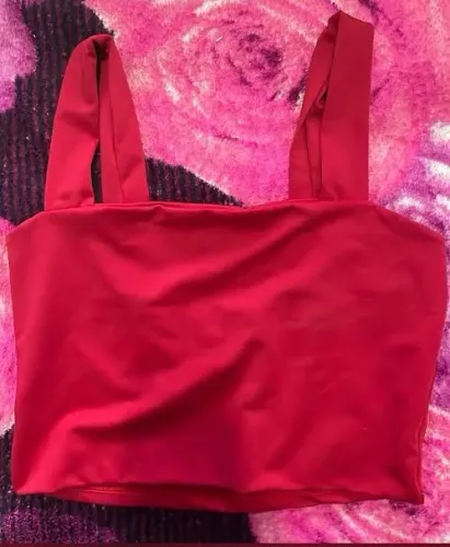 Cropped Feminino Vermelho