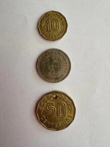 Moedas Antigas Uruguai