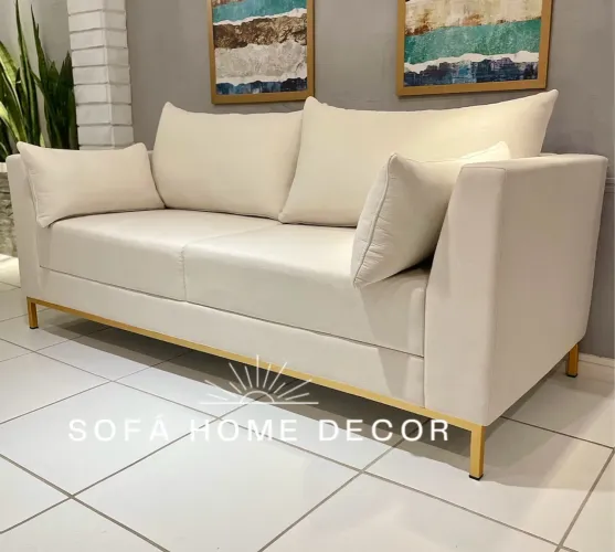 Sofá Decorativo Moderno - Elegância para sua Sala!
