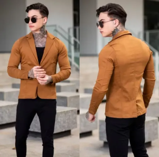 Blazer Slim Masculino Peça Única