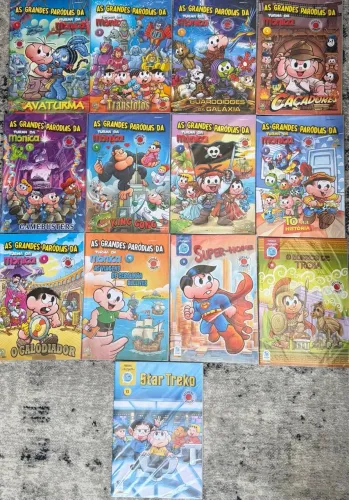 Coleção as grandes paródias turma da Mônica