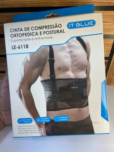 Lacrada Cinta de Compressão Ortopédica e Postural IT-BLUE LE-6118