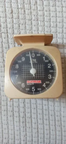 Balança Mecânica Antiga Vintage 10kg Sunrise - DESCRIÇÃO