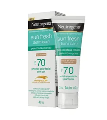 protetor solar facial neutrogena 70 pele morena