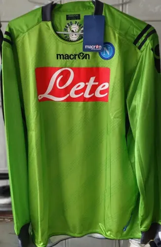 CAMISA GOLEIRO NAPOLI ITALIA 2014 MACRON NOVA FRETE GRATISA