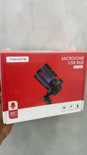 Microfone USB RGB - Tomate