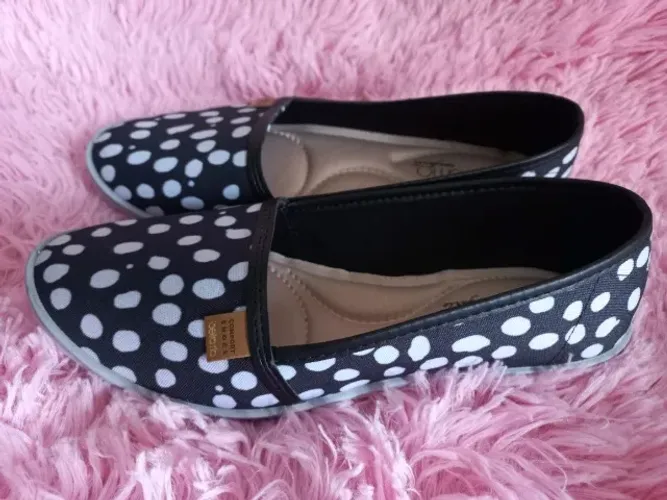 Slipper estilo alpargata 35 Moleca novo
