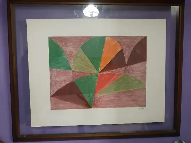 Quadro Original Alfredo Volpi 0,92 x 0,75cm Relíquia anos 80