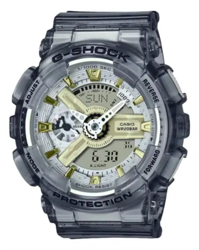 Relógio Casio G-Shock gmas110gs-8a - preto/cinza