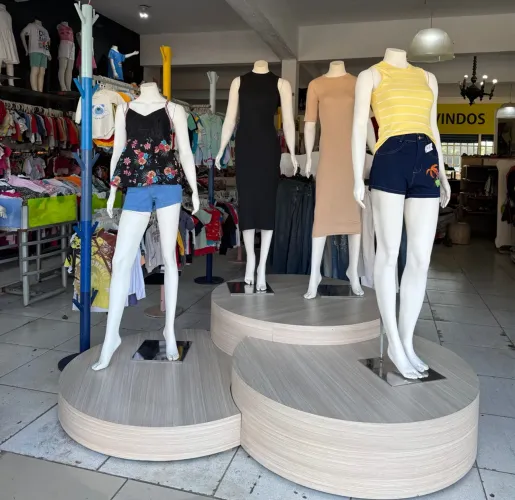 Variedade de Roupas Femininas e masculino 