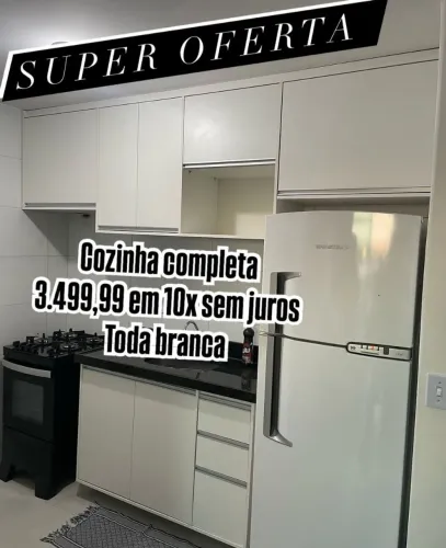 Cozinha Completa Branca em Super Oferta