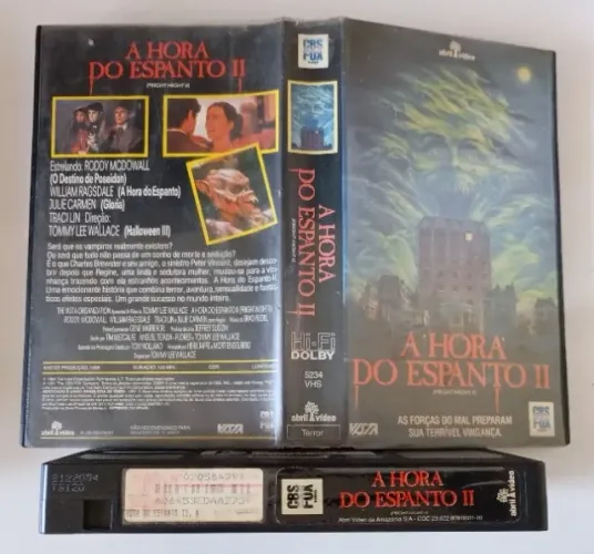 VHS Legendado A Hora Do Espanto 2 CBS Fox