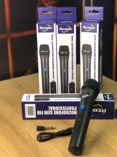Microfone Sem Fio Profissional Átomo