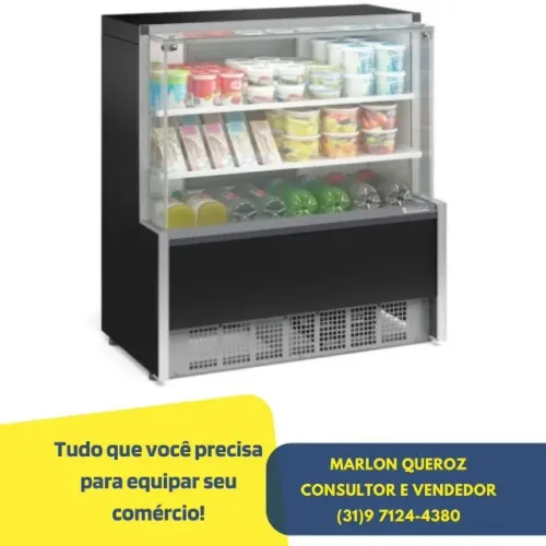 Balcão Refrigerado 1,10M Gelopar 2 Placas