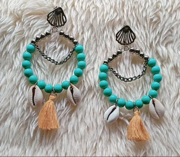 Brincos de praia/ kit 3 pares
