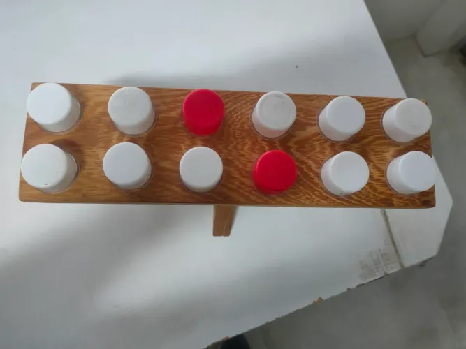 Porta temperos suporte 12 tubos. 