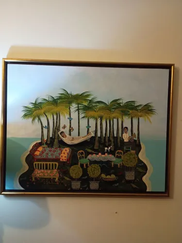Naif óleo sobre tela