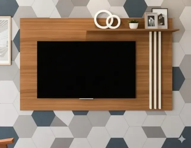 novo em estoque painel carla cross para tvs de até 65 polegadas