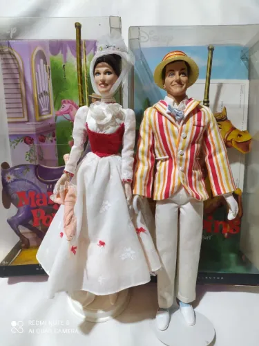 BONECA BARBIE COLLECTOR MARY POPINS E BERT