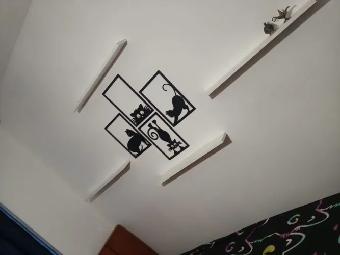 Kit para Decoração para Gatos 8 Peças 