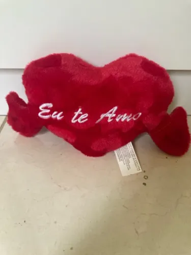Pelúcia coração Eu te Amo