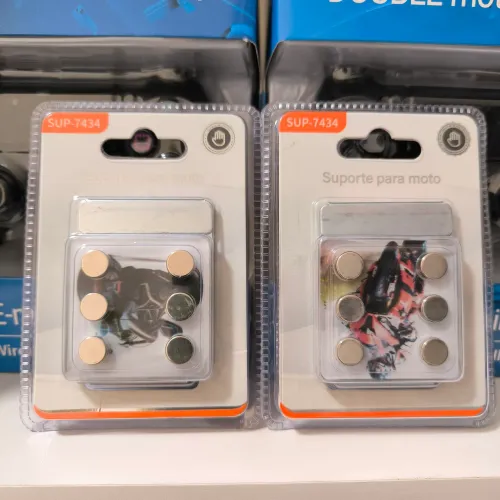 Suporte imã de celular para moto 