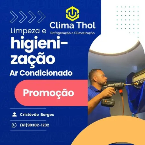 Promoção de Limpeza de Ar Condicionado;1 máquina:R$200 2a4 máquinas R$180cada *