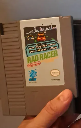 Cartucho Rad Racer original NES