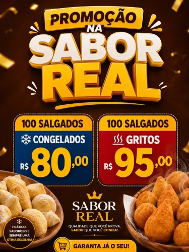 Salgados e doces 